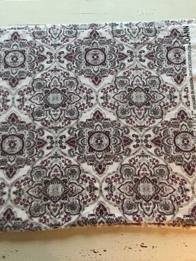 Joann Fabrics Sew Lush gray purple lightweight plush fabric 58” W x 27” long